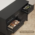 thumbnail image 6 of Gizoon Wooden 7-Drawer Dresser for Bedroom, Black, 6 of 10