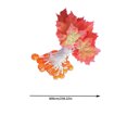 thumbnail image 3 of F Halloween Pumpkin Maple Leaf Led String Lights Usb Powered 236.22 Inches, Fall Thanksgiving Decor With 40 Lights, Orange Autumn Party Decoration Lighting, 3 of 9