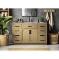 thumbnail image 2 of Elegant Kitchen and Bath Alden 54 inch Single Bathroom Vanity in Honey Brown, 2 of 10