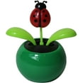 SolarPowered Dancing Flowers and Bugs, Pack of 4, Assorted Colors