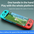 thumbnail image 4 of Mobile Phone Gaming Controller for IOS/Android/Switch,Wireless Phone Gamepad with Hall Effect Joystick,3D Vibration Motors,Supper Turbo and Maro Buttons(Blue and red), 4 of 8