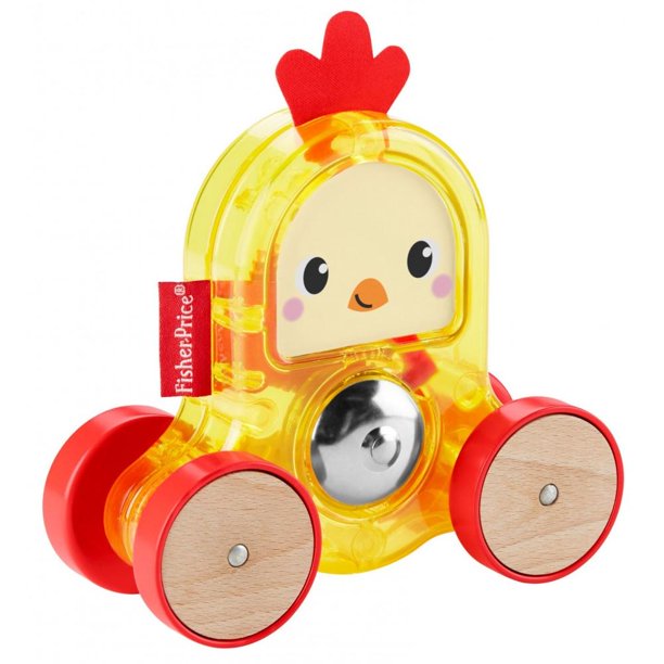FisherPrice Rollin’ Surprise Rooster, PushAlong Baby Toy Vehicle