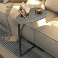 thumbnail image 2 of Natural Bed Sofa Snack C Side Table with Storage Basket,Portablle Laptop Holder End Table,Sofa Side Table,Wood Look Accent Table, 2 of 8