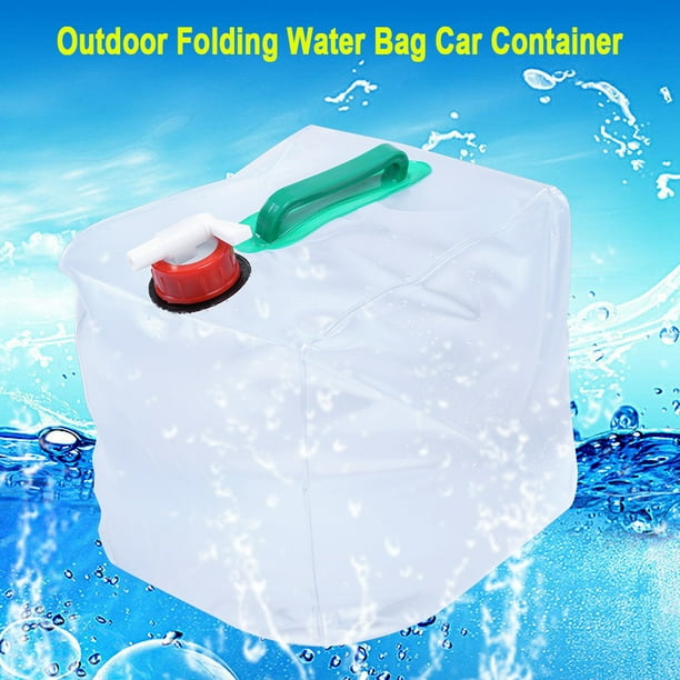 FAGINEY Portable Water Bag, Foldable Water Container, 10L/20L Durable