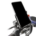 thumbnail image 4 of PROMEND Support Universel pour Téléphone de Moto - Fixation pour Rétroviseur, Alliage d'Aluminium, Réglable 55-95 mm, Rotation à 360°, Noir (SJJ-299E), 4 of 7