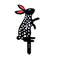 thumbnail image 2 of Easter Bunny Acrylic Yard Art Stake Outdoor Garden Decoration Weather Resistant Silhouette for Lawn Flower Bed Patio Gift 1 Piece, 2 of 3