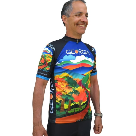 Free Spirit Bike Jerseys Georgia Cycling Jersey