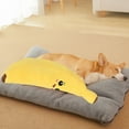 thumbnail image 6 of Dog Toy Squeaky Toy Cute Banana Shape Dog Cat Accessories Durable Pet Toy Yellow 26X8X8CM, 6 of 6