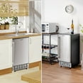 thumbnail image 2 of Costway Ice Maker Free-Standing/Under Counter Machine 80lbs/Day w/ Light, 2 of 10