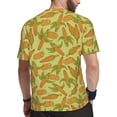 thumbnail image 2 of Wukai Corn Print Men's Short-Sleeved Mesh T-Shirt,Quick-Dry Short Sleeve Workout T-Shirt-Medium, 2 of 8