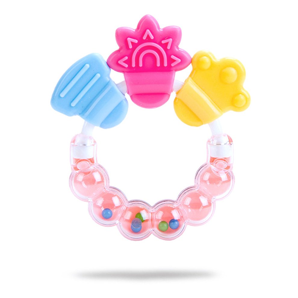 silicone baby rattle