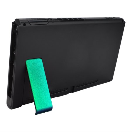 eXtremeRate 2 Set of Chameleon Green Purple Replacement Kickstand for Nintendo Switch Console  Back Bracket Holder Kick Stand for Nintendo Switch - Console NOT Included