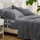 thumbnail image 1 of Juego de sábanas Bedsure Deep Pocket Queen, 6 piezas, poliéster, color gris, 1 of 8