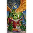 thumbnail image 1 of Taladro de diamante Lectura Dragón 5D Kits de pintura de bricolaje Arte de pared redondo completo (B5341) Hugtrwg Para estrenar, 1 of 9