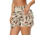 thumbnail image 5 of Uorisango Western Horse Women's Athletic Golf Skorts Skirts Lightweight Versatile Running Sports Pickleball Skirt for Women Fashion with Shorts Underneath Workout Sports Daily Wear, 5 of 7