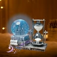 thumbnail image 7 of Qonioi LED Music Crystal Snow Ball with Hourglass, Vintage Tower Christmas Decoration, Desktop Ornament with 7 Songs, 7 of 7