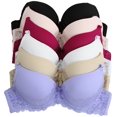 thumbnail image 2 of ToBeInStyle Women's Pack of 6 Cup Size Underwire Bras, 2 of 8