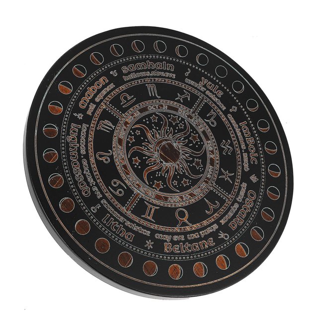 1 placa de astrología exquisita, tablero de escritorio de adivinación, accesorio creativo de adivinación kaili Sencillez