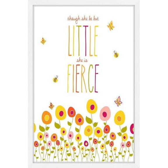 Marmont Hill "Fierce Yellow" by Karen Zukowski Framed Painting Print