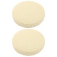 thumbnail image 1 of 2pcs Stool Covers Fabric Round Elastic Chair Covers Stretchy Washable Stool Seat Slipcover, 1 of 8