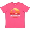thumbnail image 3 of Inktastic Maui Hawaii Retro Sunset Youth T-Shirt, 3 of 5