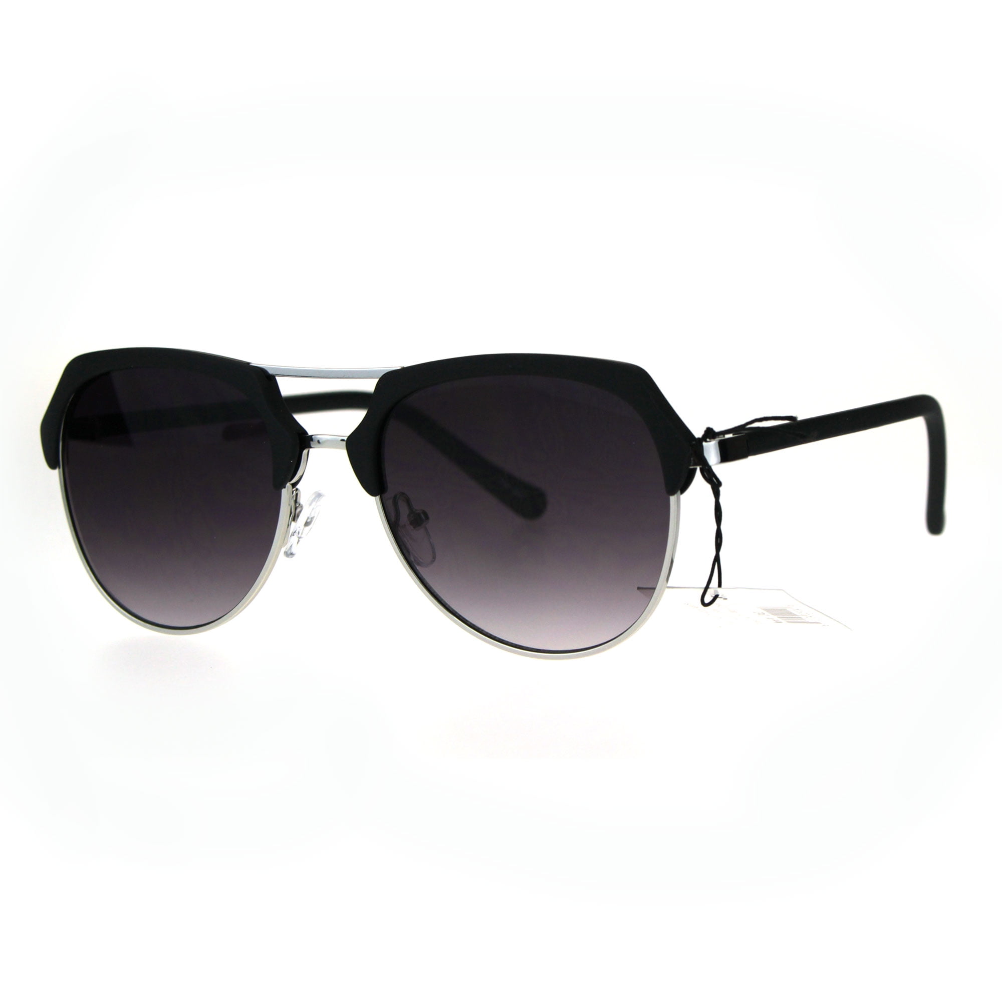 black designer aviator sunglasses