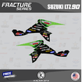 thumbnail image 2 of Kalair GFX Graphics Kit for Suzuki ATV LTZ 90 (All Years) Fracture Series, 2 of 5