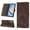 Brown, variant on for Samsung Galaxy A25 5G Crossbody Wallet Case with Card Holder, Flip Folio Book Style Leather Shockproof Protective Phone Cover with Shoulder Strap/Lanyard for Samsung Galaxy A25 5G, Brown