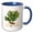Blue/White, variant on 3drose, Connecticut Territory Tree the White Oak, 15oz Mug