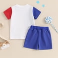 thumbnail image 3 of TopLLC Ensembles de Débardeurs à Col Rond Mode Garçons Hauts Décontractés à Manches Courtes Col Rond Bouton Imprimé Ensembles de Pantalons Courts Blouse pour Femmes, 3 of 7