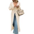 thumbnail image 2 of Spring Fall Women Long Sleeve Button Down Casual Long Knit Cardigan, 2 of 6