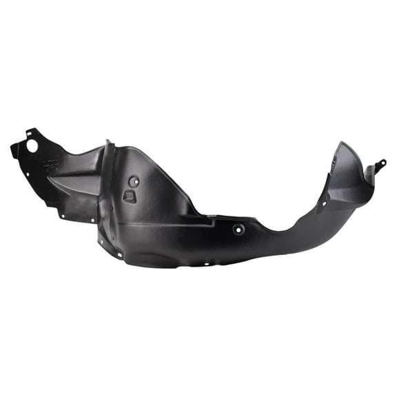 TRQ Front Left Inner Fender Liner Black Drivers Side Fits Select 2003-2004 Mazda 6 MA1248117