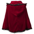 thumbnail image 7 of THDHVS shawl wraps for women,Poncho Shawl,Unisex Christmas Cape with Lace Trim and Velvet Fabric for Family Celebration Short Hooded Cloak Adds Festive Style To Your Holiday Wardrobe, 7 of 7