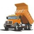 thumbnail image 2 of Dump Truck Wall Mural by Wallmonkeys Peel and Stick Graphic (24 in W x 20 in H) WM703, 2 of 4