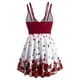 thumbnail image 2 of Talla grande San Valentín Flor anillo falda de traje de baño Tankini Rosegal Camisetas sin mangas de talla grande, 2 of 5