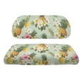 thumbnail image 2 of Pzuqiu Tropical Pineapple Floral 2-Piece Golf Cart Seat Covers - Breathable Washable Universal Seat Protection for Golfers, 2 of 10
