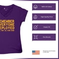 thumbnail image 6 of RED Until They All Come Back Women's V-Neck T-shirt Remember Everyone Deployed Remembrance Day Friday American Military Tee, 6 of 7
