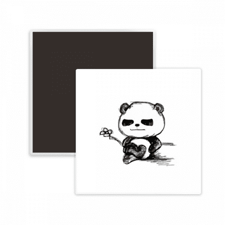 

Mini Lovely Panda Animals China Cat Square Ceracs Fridge Magnet Keepsake Memento