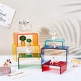 thumbnail image 3 of 6pcs Acrylic Display Riser 3 Sizes Tabletop Display Stand Collectibles Stands Shelf Showcase Fixtures, 3 of 6
