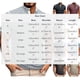 thumbnail image 2 of Ceisia Men's Slim Fit Stretch Stand-Up Collar Short Sleeve Shirt - Solid Color with Contrast Trim Coffee S Gifts, 2 of 7