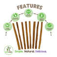 thumbnail image 2 of Nature Gnaws Extra Thin Bully Sticks for Small Dogs 5-6" (25 Count) Rawhide-Free Beef Chew Treats, 2 of 7
