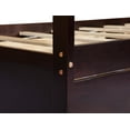 thumbnail image 5 of Twin Size Bed with Trundle and 3 Storage Drawers, Pine Wood Captain Bed Frame with Headboard, Footboard, Twin Size Daybed for Bedroom Guest Room, Space Saving, No Box Spring Needed, Espresso, 5 of 7