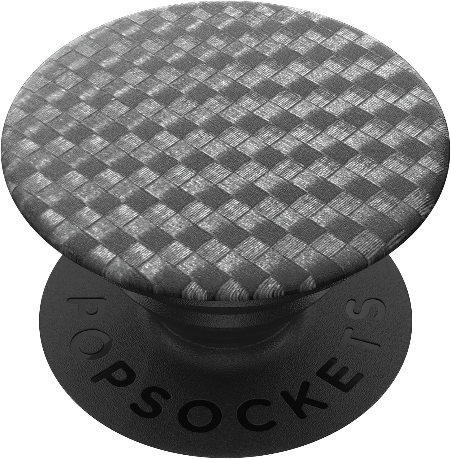 PopSockets Adhesive Phone Grip with Expandable Kickstand and swappable top- Carbonite Weave