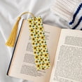 thumbnail image 4 of Kdxio Sunflowers Print Metal Tassel Bookmarks,Perfect Gift for Art Lovers and Bookworms Metal Bookmarks for Women, 4 of 8