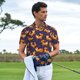 thumbnail image 3 of Fotbe Stars and Fox Cute Camiseta Polo de Golf para Hombre con Estampado – Camisa Deportiva Transpirable con Cuello Abotonado-X-Large, 3 of 6