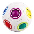 thumbnail image 1 of Creative Rainbow Puzzle Ball Game Kids Focus Juguete sensorial para niño niña blanco Zulema Bola de rompecabezas arcoíris, 1 of 7