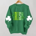 thumbnail image 2 of Tauxra Chandails à Enfiler de la Saint-Patrick pour Femmes, Manches Longues, Col Rond, Coupe Ample, Blouse Tunique Décontractée pour Femmes, 2 of 6