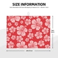 thumbnail image 2 of Fotbe Red Hibiscus Flower Alfombrilla de Secado para Cocina con Estampado, 18x24 Pulgadas, 2 of 7