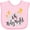 AD-Pink, variant on Inktastic Oh Holy Night Christmas Nativity with Yellow Stars Boys or Girls Baby Bib