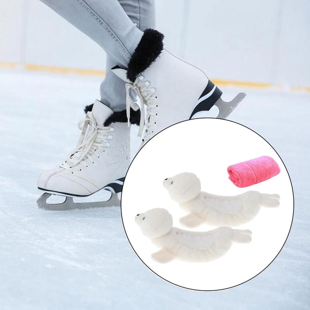 Protectores Para Cuchillas De Patines De Hielo - Fundas De Microfibra Absorbente 34x7 Cm, Anti-Rayones Y Seguras Para Hockey Y Patinaje